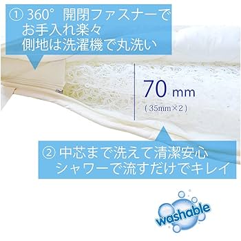 安心の日本製 洗える敷き布団 片面メッシュ 極厚70mm 帝人 体圧分散 楽天市場】＼今だけ！カバープレゼント／[テイジン 正規品 V-Lap